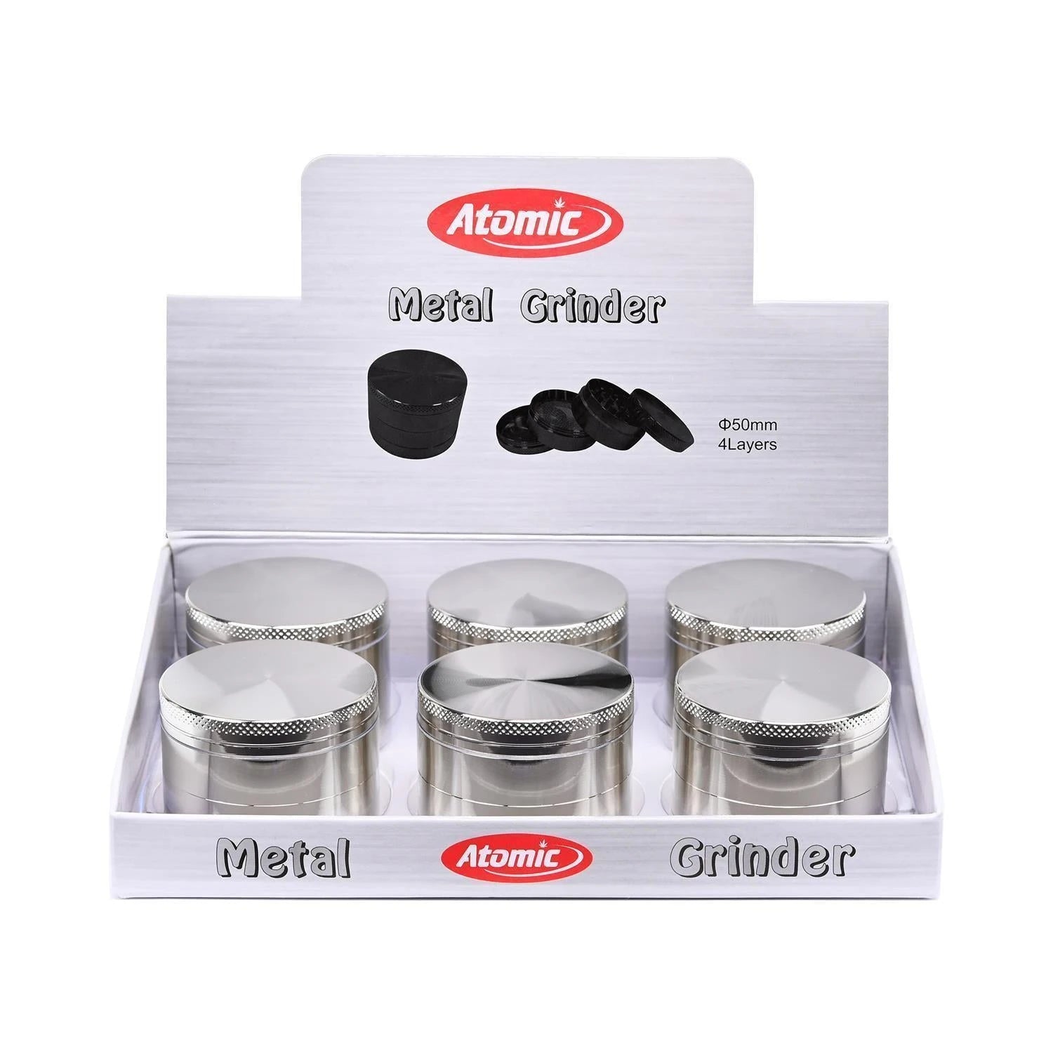 Atomic Metal Grinder 4-teilig - 50mm Atomic